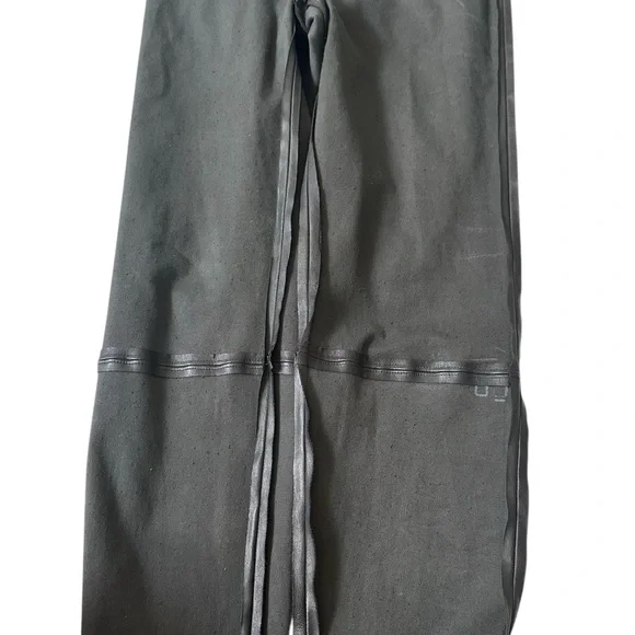 Alice + Olivia Black Lambskin Leather Pants - Picture 9 of 15